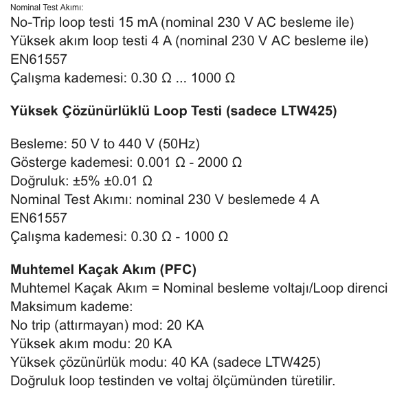Megger LTW335 Loop Test Cihazı